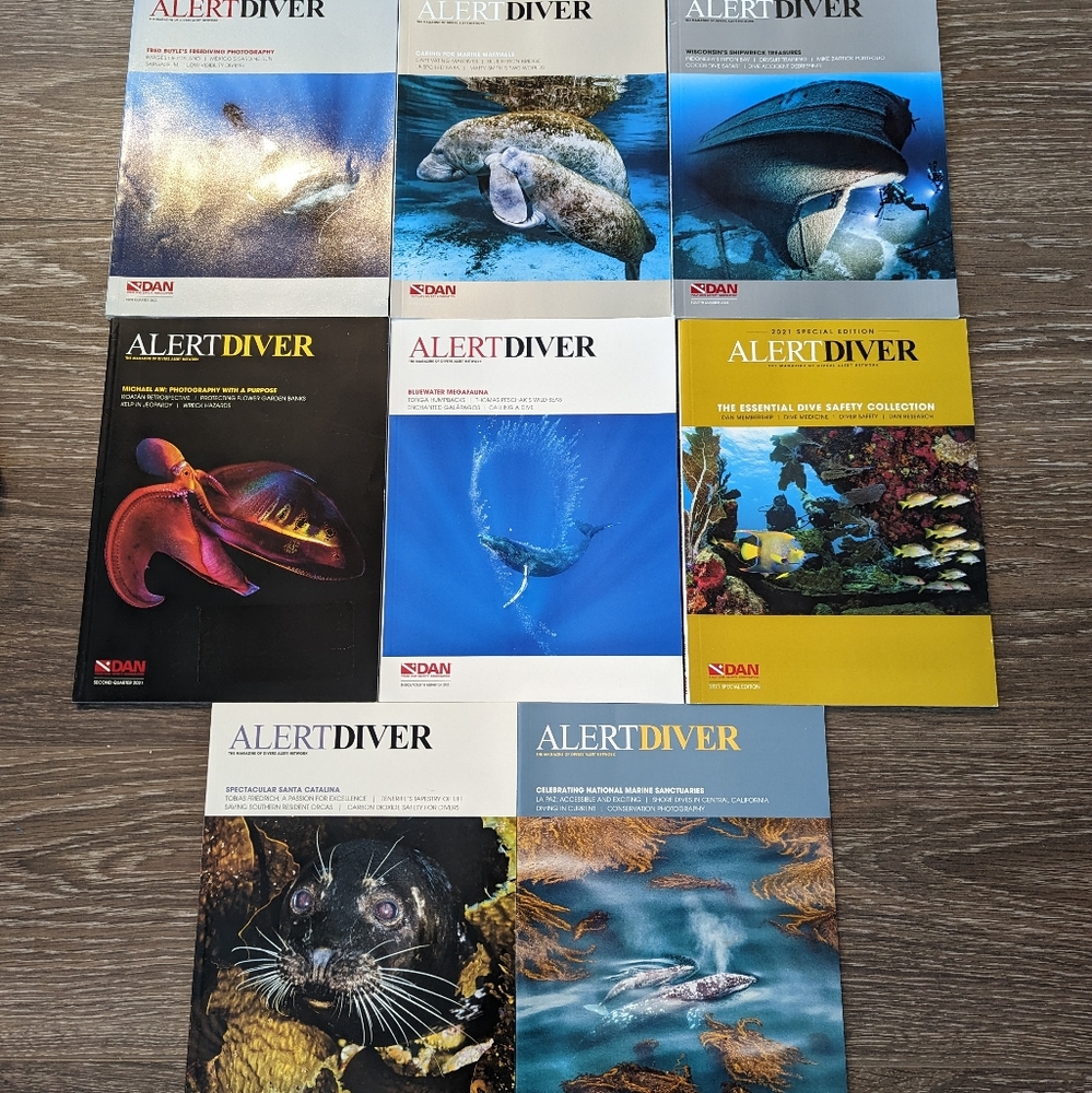 2/$5 Alert Diver Magazines